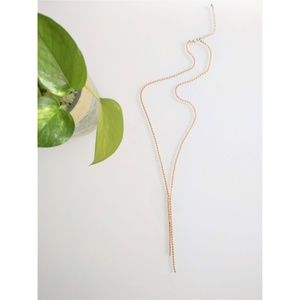 Long Gold-plated Necklace